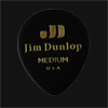 Dunlop Celluloid Teardrop Black Medium Guitar Plectrums