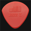 Dunlop Nylon Jazz I Red Nylon Round 1.10 mm Guitar Plectrums