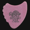 Dunlop Tortex Fins 1.14mm Purple Guitar Plectrums
