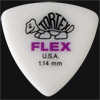 Dunlop Tortex Flex Triangle 1.14mm Purple Guitar Plectrums