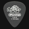 Dunlop Tortex Pitch Black Standard 1.14mm Guitar Plectrums
