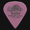 Dunlop Tortex Sharp 1.14mm Purple Guitar Plectrums