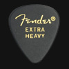 Fender Celluloid 351 Black Extra Heavy Guitar Plectrums