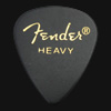 Fender Celluloid 351 Black Heavy Guitar Plectrums