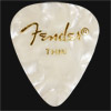 Fender Celluloid 351 White Moto Thin Guitar Plectrums