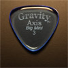 Gravity Picks Axis Big Mini 3mm Blue