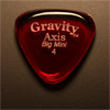 Gravity Picks Axis Big Mini 4mm Red