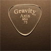 Gravity Picks Axis Mini 0.75mm Clear