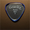 Gravity Picks Axis Mini 3mm Blue