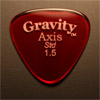 Gravity Picks Axis Standard 1.5mm Red