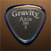 Gravity Picks Axis Standard 3mm Blue