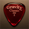 Gravity Picks Classic Standard 3mm Red