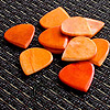 Jazzy Tones Orange Bone Guitar Plectrums