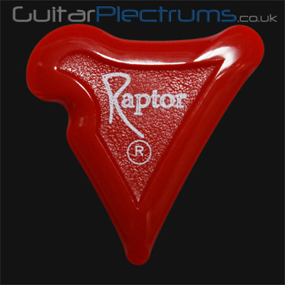 Black Carbon Raptor Red Guitar Plectrums - Click Image to Close