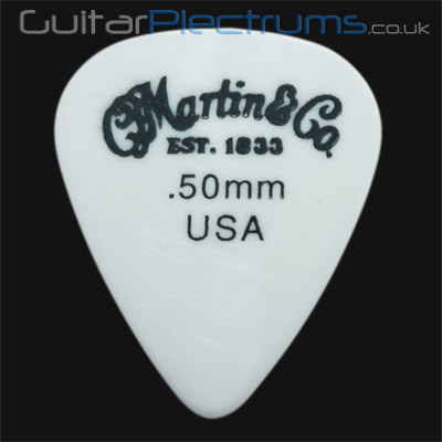 C F Martin Number 4 Nylon 0.50mm Guitar Plectrums - Click Image to Close