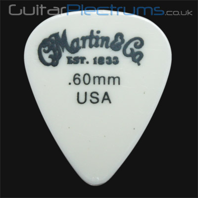 C F Martin Number 4 Nylon 0.60mm Guitar Plectrums - Click Image to Close