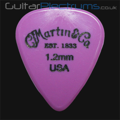 C F Martin Number 5 Delrin Fluorescent Ultraviolet 1.20mm Guitar Plectrums - Click Image to Close