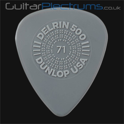 Dunlop Delrin 500 Prime Grip 0.71mm Guitar Plectrums - Click Image to Close