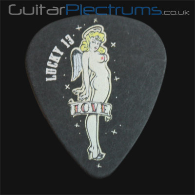 Dunlop Lucky 13 Love Girl 0.73mm Guitar Plectrums - Click Image to Close