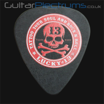 Dunlop Lucky 13 Rock N Roll 0.73mm Guitar Plectrums - Click Image to Close