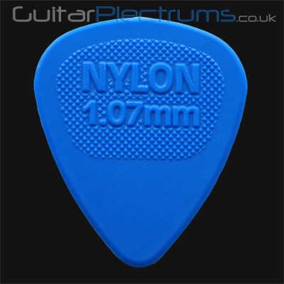 Dunlop Nylon Midi 1.07mm Blue Guitar Plectrums - Click Image to Close