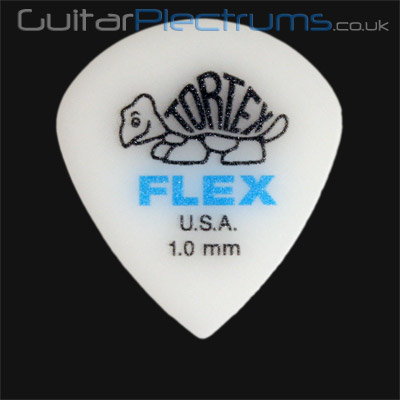 Dunlop Tortex Flex Jazz III 1.00mm Blue Guitar Plectrums - Click Image to Close
