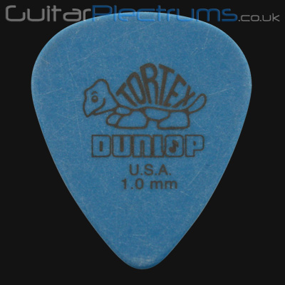 Dunlop Tortex Standard 1.0mm Blue Guitar Plectrums - Click Image to Close