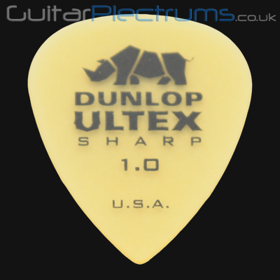 Dunlop Ultex Sharp 1.0mm Guitar Plectrums - Click Image to Close