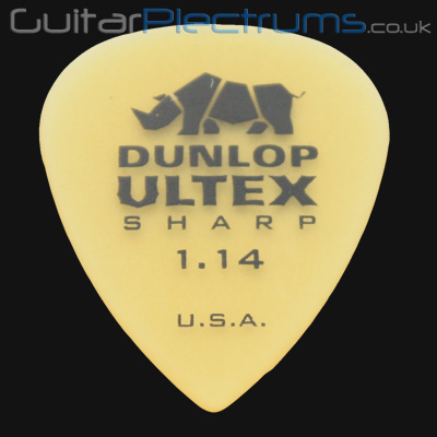 Dunlop Ultex Sharp 1.14mm Guitar Plectrums - Click Image to Close