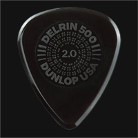 Dunlop Delrin 500 Prime Grip 2.00mm Guitar Plectrums