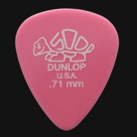 Dunlop Delrin 500 Standard 0.71mm Pink Guitar Plectrums