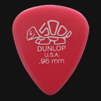 Dunlop Delrin 500 Standard 0.96mm Dark Pink Guitar Plectrums