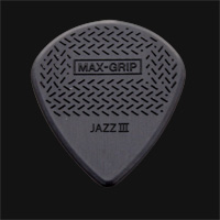 Dunlop Max Grip Jazz III Black Stiffo Guitar Plectrums
