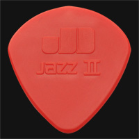 Dunlop Nylon Jazz II Red Nylon Semi 1.18 mm Guitar Plectrums