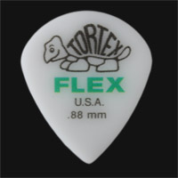 Dunlop Tortex Flex Jazz III XL 0.88mm Green Guitar Plectrums