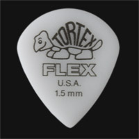 Dunlop Tortex Flex Jazz III XL 1.50mm White Guitar Plectrums