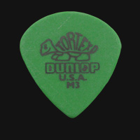 Dunlop Tortex Jazz Sharp Tip Medium Green Guitar Plectrums