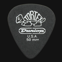Dunlop Tortex Pitch Black Standard 0.50mm Guitar Plectrums
