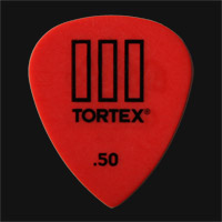 Dunlop Tortex TIII 0.50mm Red Guitar Plectrums
