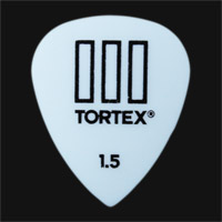 Dunlop Tortex TIII 1.50mm White Guitar Plectrums