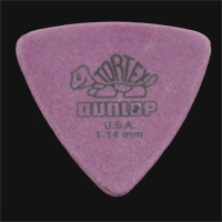 Dunlop Tortex Triangle 1.14mm Purple Guitar Plectrums