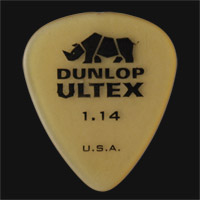 Dunlop Ultex Standard 1.14mm Guitar Plectrums