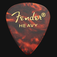 Fender Celluloid 351 Tortoiseshell Heavy Guitar Plectrums
