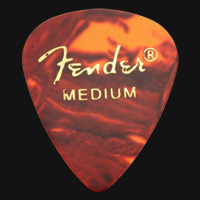 Fender Celluloid 351 Tortoiseshell Medium Guitar Plectrums