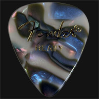 Fender Celluloid 351 Abalone Heavy Guitar Plectrums