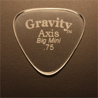 Gravity Picks Axis Big Mini 0.75mm Clear