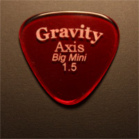 Gravity Picks Axis Big Mini 1.5mm Red