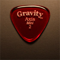 Gravity Picks Axis Mini 2mm Red