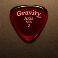 Gravity Picks Axis Mini 3mm Red
