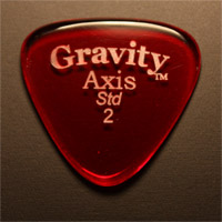 Gravity Picks Axis Standard 2mm Red